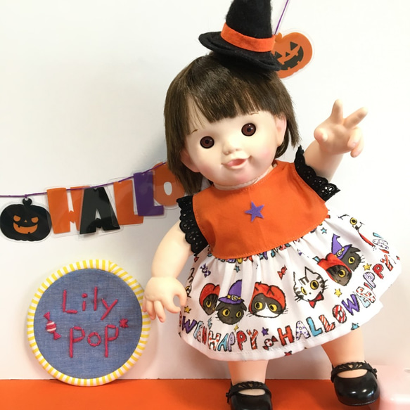 【再販！】ハロウィンワンピース♡　ぽぽちゃん 1枚目の画像