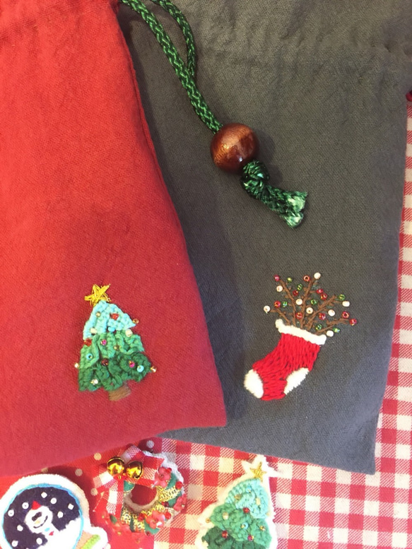 クリスマス暖かいブーケポケット 7枚目の画像