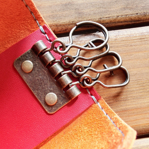 キーケース】a ☆ 革小物 レザークラフト 手縫い #カ576 キー