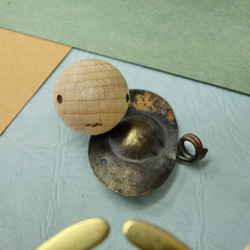 【モモンガ】a    オーナメント  真鍮アート #1269 1枚目の画像