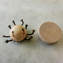 【 クモ】b オーナメント  真鍮  木  #1190 5枚目の画像