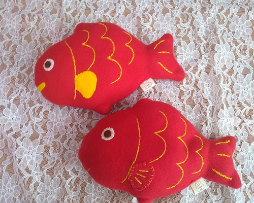 受注作製☆鯛のぬいぐるみ ぬいぐるみ めぐbonぼん 通販 9446567