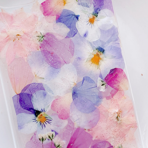 ❁.。.:*:.。.✽.。全機種対応♡押し花ケース