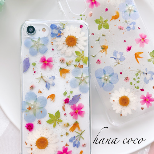 COCO様♡ご確認用 押し花ケース coco様♡ご確認用 押し花ケース スマホケース オーダー