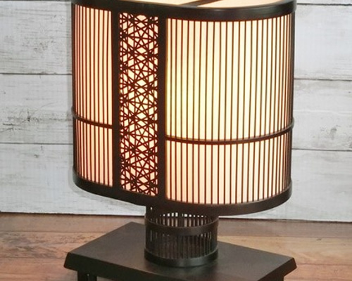 駿河竹千筋細工_照明_行燈(夢灯り) 0_a588595c3a5388d9c399e360ec3a