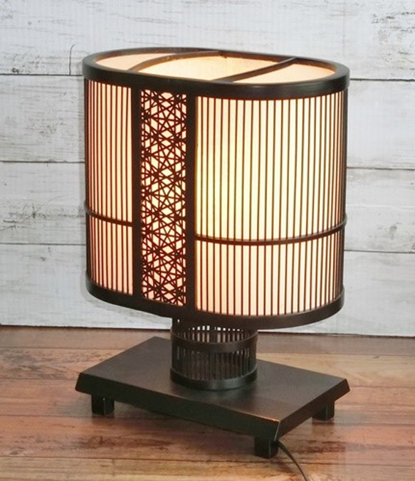 駿河竹千筋細工_照明_行燈(夢灯り)