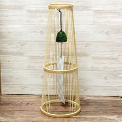 駿河竹千筋細工 行灯 夢灯り 伝統工芸の竹細工 スタンドライト