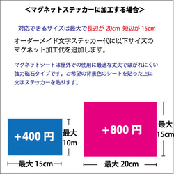 文字ステッカーのオーダーメイド 8枚目の画像