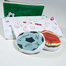 作為聖誕禮物！ Manmaru Basket/Soccer Ball Print Coin Case 零錢包“2021 新款” 第7張的照片