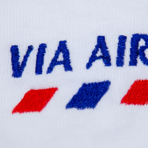 【父の日】VIA AIR MAIL  国際便エアメールTシャツ　ユニセックスS~XXL 5枚目の画像