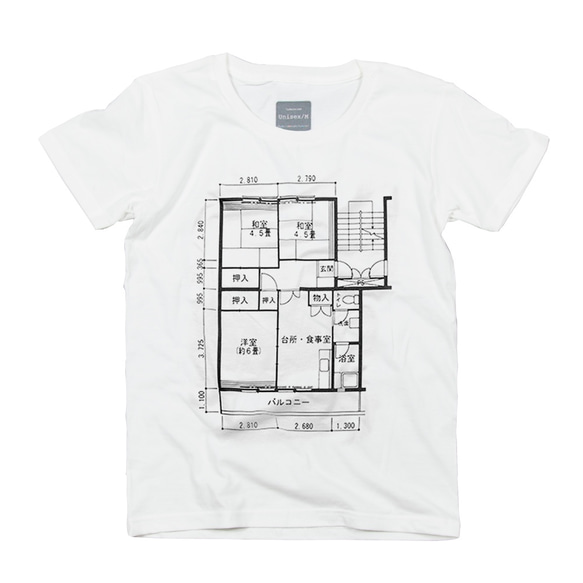プレゼントに。日本の間取りTシャツXS〜XXLサイズ Tシャツ プレゼントに。日本の間取りTシャツXS〜XXLサイズ Tシャツ