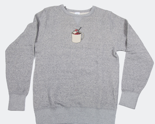 KAWS×NY print sweatshirt ユニセックス男女兼用カウズベア