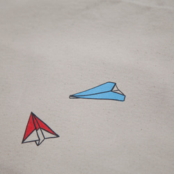 紙飛行機　キャンバス トートバッグ　Tcollector 2枚目の画像