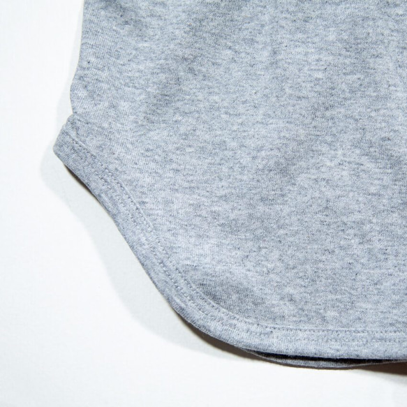 サッカーボールの展開図　７分袖Tシャツ　ユニセックスS〜XLサイズ 6枚目の画像