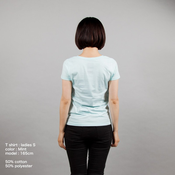 傘イラストTシャツ レディースS~L 3枚目の画像