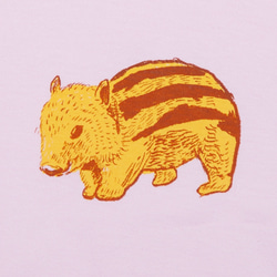 イノシシ 動物 キッズ Tシャツ (亥年)90~160cm、ベビー ロンパース 80cm Tcollector 2枚目の画像
