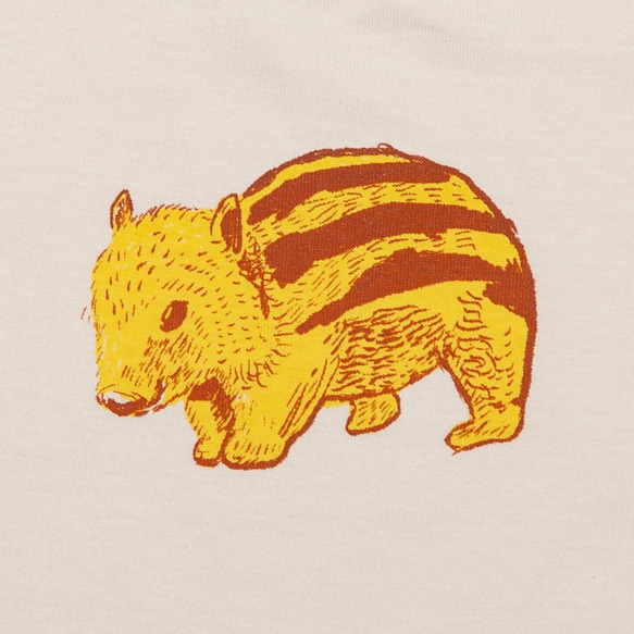 イノシシ 動物 キッズ Tシャツ (亥年)90~160cm、ベビー ロンパース 80cm Tcollector 5枚目の画像