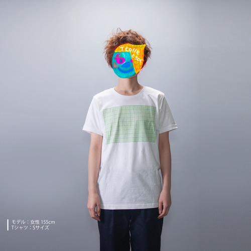 方眼紙 おもしろデザインTシャツ ユニセックスXS〜XLサイズ