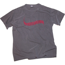父の日のギフトに！野球のボール 刺しゅう Tシャツ　ユニセックスS〜XLサイズ　Tcollector 2枚目の画像