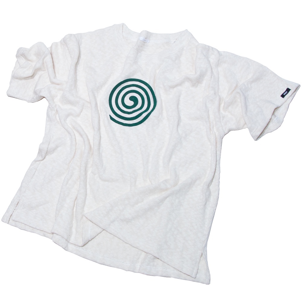 【日本産】蚊取り線香 プリント ビックシルエット Tシャツ ベージュ  Tcollector