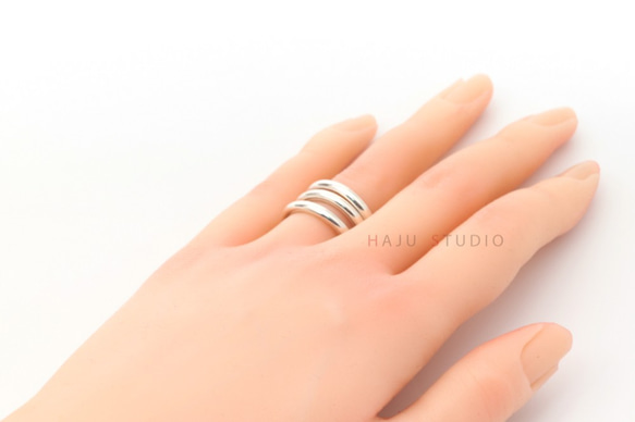 R007（送料無料)シルバー925リング , 925 Silver Ring 6枚目の画像