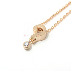 クエスチョンマークネックレス,Question Mark necklace 1枚目の画像