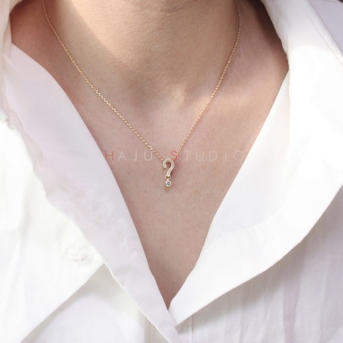 クエスチョンマークネックレス,Question Mark necklace