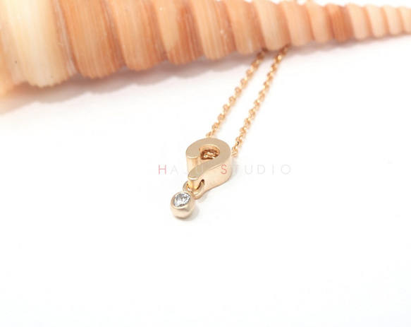 クエスチョンマークネックレス,Question Mark necklace 4枚目の画像