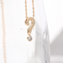 クエスチョンマークネックレス,Question Mark necklace 5枚目の画像