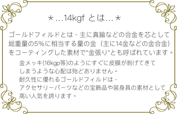 《14kgf》平あずきチェーン1.4㎜(薄めゴールド)【20㎝】 4枚目の画像