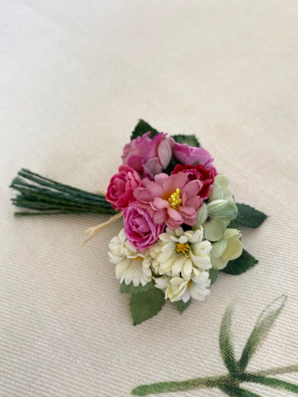 布花 Corsage petit bouquet J 3枚目の画像