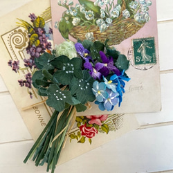 布花 Bouquet corsage of clover 2枚目の画像