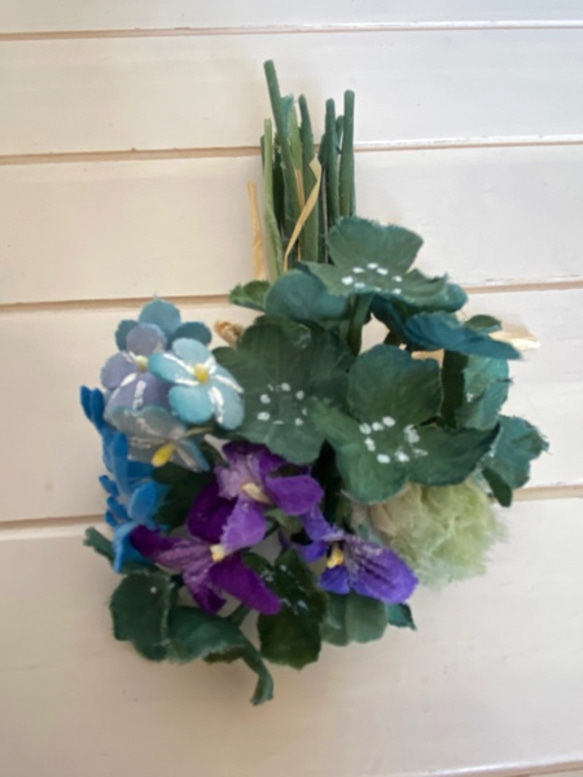 布花 Bouquet corsage of clover 4枚目の画像