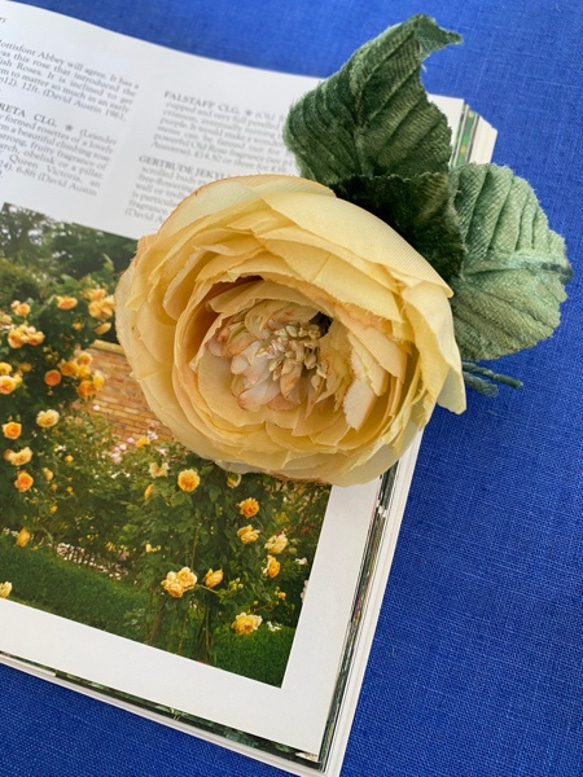 布花 Spring yellow  rose corsage 1枚目の画像