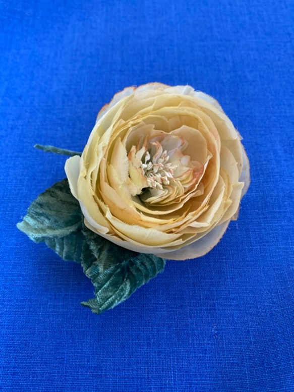 布花 Spring yellow  rose corsage 2枚目の画像