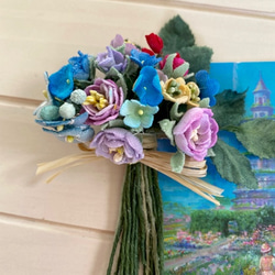 布花Small corsage gift series Pastel flowers B 1枚目の画像