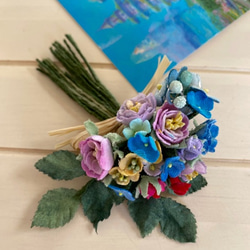 布花Small corsage gift series Pastel flowers B 4枚目の画像
