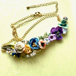 布花 Collier petite fleur 1枚目の画像