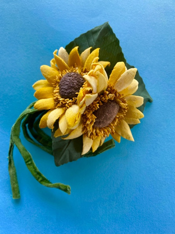 布花 Wild Sunflower corsage A 3枚目の画像