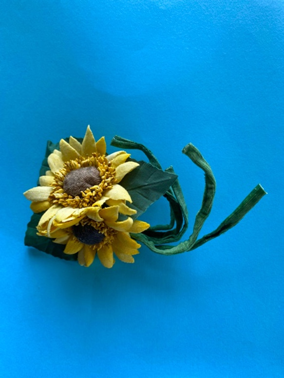 布花 Wild Sunflower corsage A 4枚目の画像