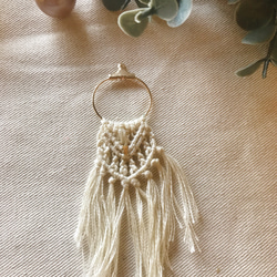 MACRAME✴︎ピアス 1枚目の画像