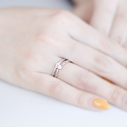 2本で10万/3色選べる『twist and LOVE』マリッジリング 結婚指輪 ペアリング 10枚目の画像
