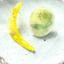 満月と三日月のピアス(えみ様専用ページ) 3枚目の画像