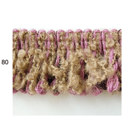 イタリア製ウールフリンジリボン bel-533-80・1ｍ～ 1枚目の画像