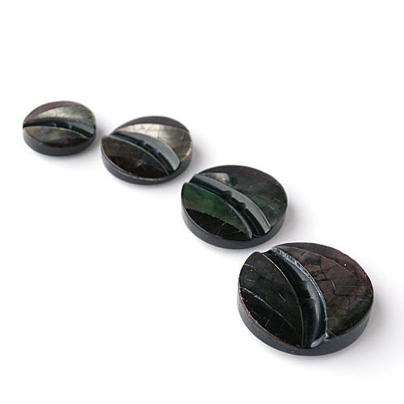 貝ボタン18mm2個10070998(SB-0184)#09 2枚目の画像