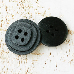 木ボタン18mm3個10081329(W-0150)#09 2枚目の画像