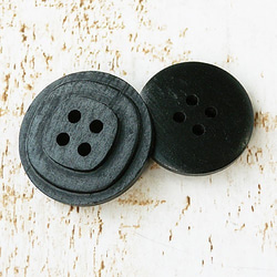 木ボタン15mm3個10081329(W-0150)#09 2枚目の画像