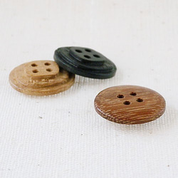 木ボタン15mm3個10081329(W-0150)#09 5枚目の画像