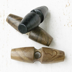 木調ボタン40mm3個10042234(DF-0026)カラー選択 4枚目の画像