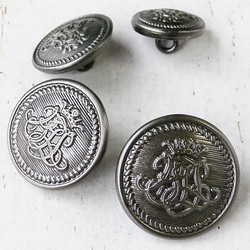 メタルボタン15mm4個10018309(BMB-50)#BS 2枚目の画像